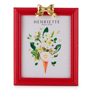 Cornice Bow Rosso/Oro Grande