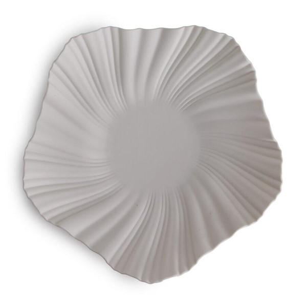 Centrotavola Foglia Bianco