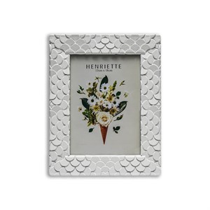 Cornice Ventagli Bianca 19x24 - Henriette