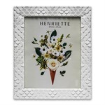 Cornice Ventagli Bianca 26,5x31 OSTUNI - Henriette