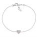 Bracciale Cuore Mini con Zirconi