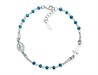 Bracciale Rosario con Cristalli Blu