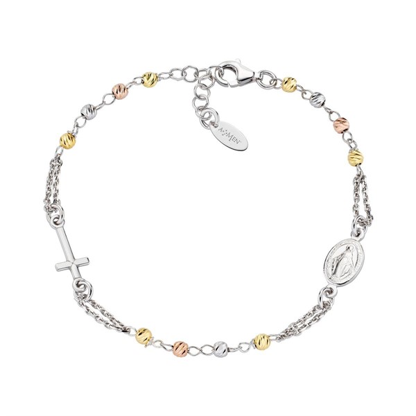 Bracciale Rosario Grani Multifinitura