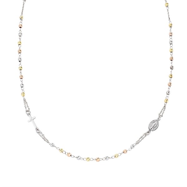 Rosario Girocollo Grani Multifinitura