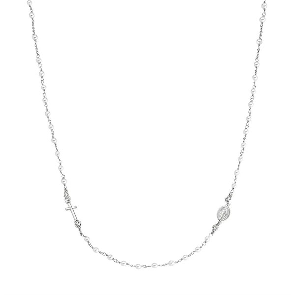 Rosario Girocollo con Perle di Cristallo