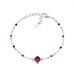 Bracciale Junior con Coccinella Rossa in Argento e Smalto