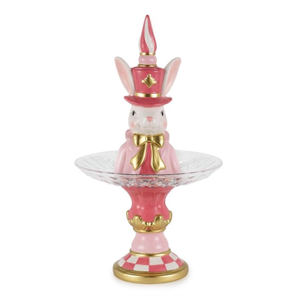 Alzata in Vetro Coniglio