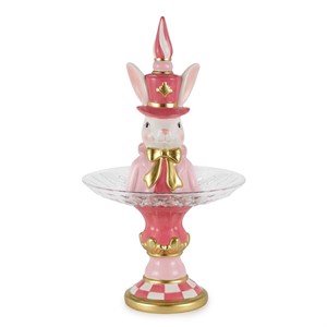 Alzata in Vetro Coniglio