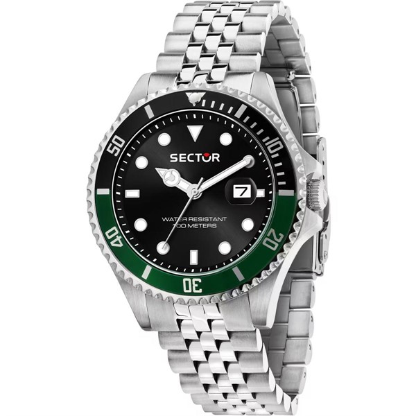 Orol. 230 3H Black Dial Ghiera Verde e Nera