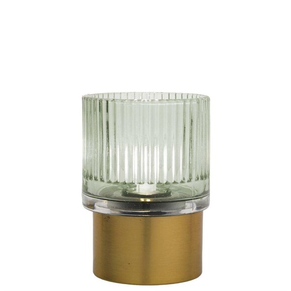 Lampada Vaso in Vetro Salvia