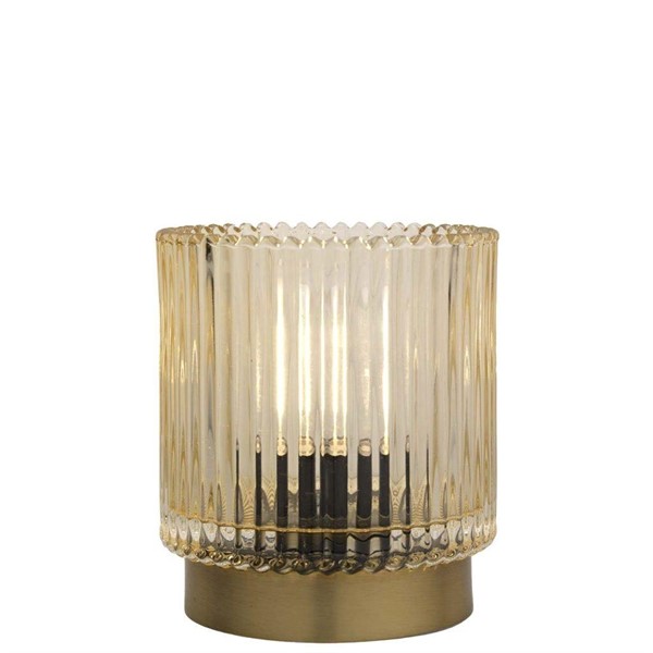 Lampada Vaso in Vetro Senape