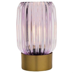 Lampada Vaso in Vetro Cipria