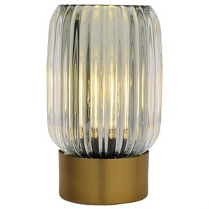 Lampada Vaso in Vetro Salvia