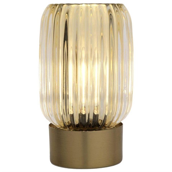 Lampada Vaso in Vetro Senape