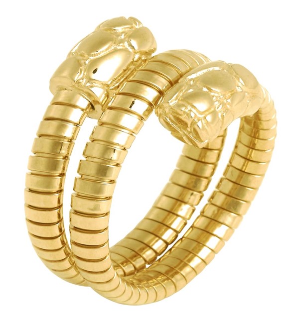 Anello Tubogas Croco Dorato