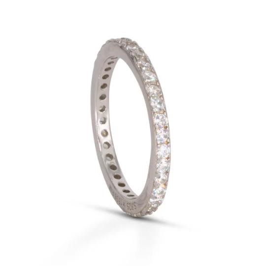 Eternity Ring Dilvdò Silver White