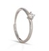 Solitaire Ring Dilvdò Silver White