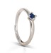 Solitaire Ring Dilvdò Silver Blue