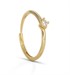 Solitaire Ring Dilvdò Gold White