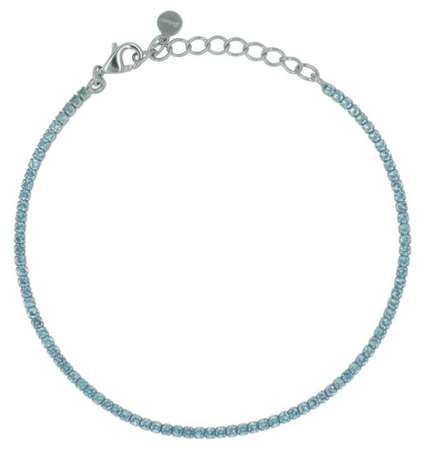 Bracciale Dilvdò Tennis 1.5mm Silver Turquoise