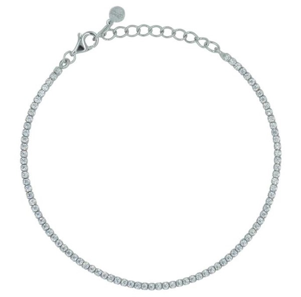 Bracciale Dilvdò Tennis 1.5mm Silver White