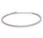 Bracciale Dilvdò Tennis 2mm Silver White