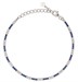 Bracciale Dilvdò Tennis 1.5mm Silver Blue & White