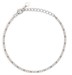 Bracciale Dilvdò Tennis 1.5mm Silver White & Brown