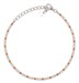 Bracciale Dilvdò Tennis 1.5mm Silver White & Orange