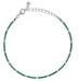 Bracciale Dilvdò Tennis 1.5mm Silver Green & White