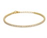 Bracciale Dilvdò Tennis 1.5mm Gold White