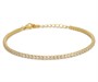 Bracciale Dilvdò Tennis 2mm Gold White