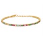 Bracciale Dilvdò Tennis 1.5mm Gold Multicolor