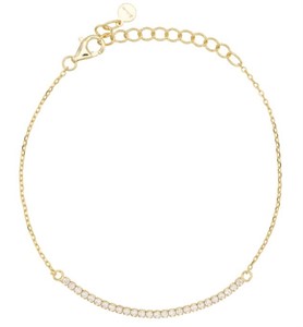 Bracciale Half Light Dilvdò Tennis 1.5mm Gold White