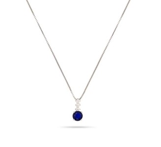 Collana Point Light Silver Blue