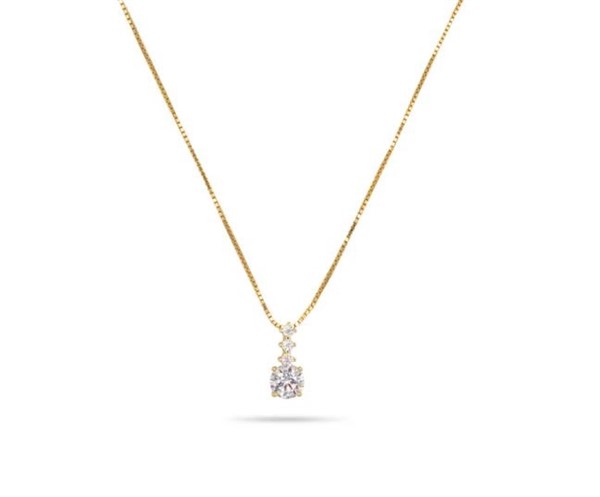 Collana Point Light Gold White