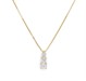 Collana Trilogy Gold White