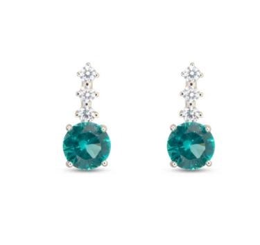 Orecchini Drop Stud Paraiba