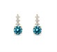 Orecchini Drop Gold Stud Turquoise