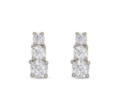 Orecchini Trilogy White