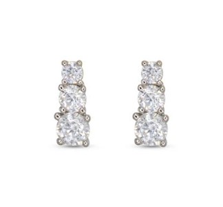 Orecchini Trilogy White