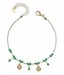 Bracciale cristalli Verdi Zampa di Cane