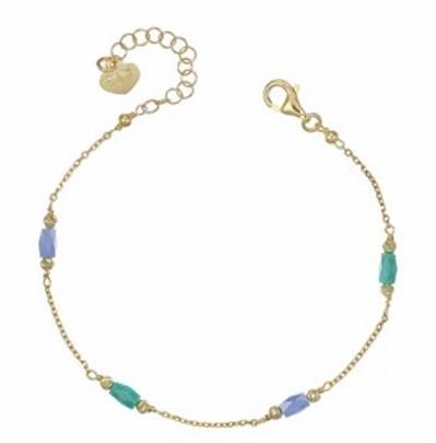 Bracciale Dorato con cristalli Tiffany