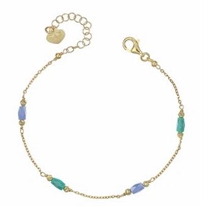 Bracciale Dorato con cristalli Tiffany