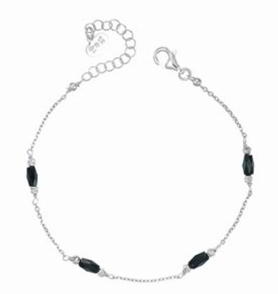 Bracciale con cristalli Neri