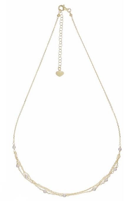 Collana Dorata Perla