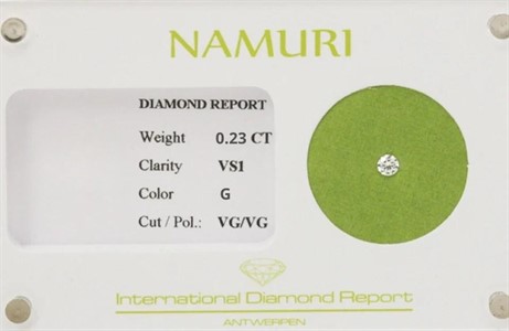 Diamante Blister da 0,23 VS1 Color G