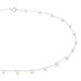 Collana in Oro Bianco e Perle mm 6/6.5