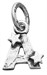 Charms Lettera A con Stelle