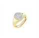 Anello Chevalier Gold ovale